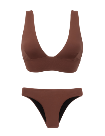 Multi Straps Bikini Marsala 2