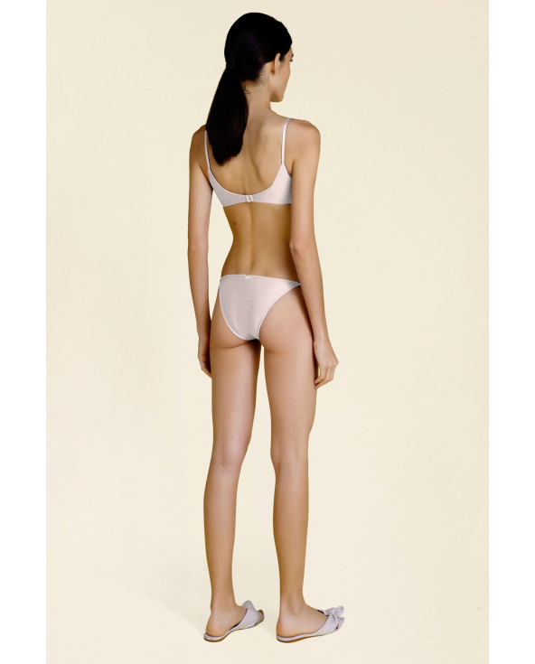 Top Chain Detail Bikini Off White
