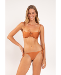 Set Shimmer-Nocciola Balconet-Tie Cheeky-Tie-Gold