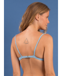 Top Dots-Sky Balconet-Tie