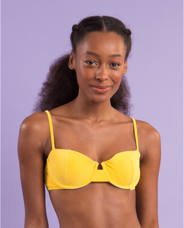 Top Malibu-Yellow Balconet