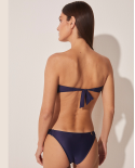 Bikini Media Veleiro Azul Marinho