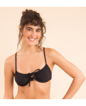 Top Dots-Black Balconet-Tie