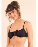 Top Dots-Black Balconet-Tie