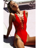 Bodysuit Hot Tropics Red