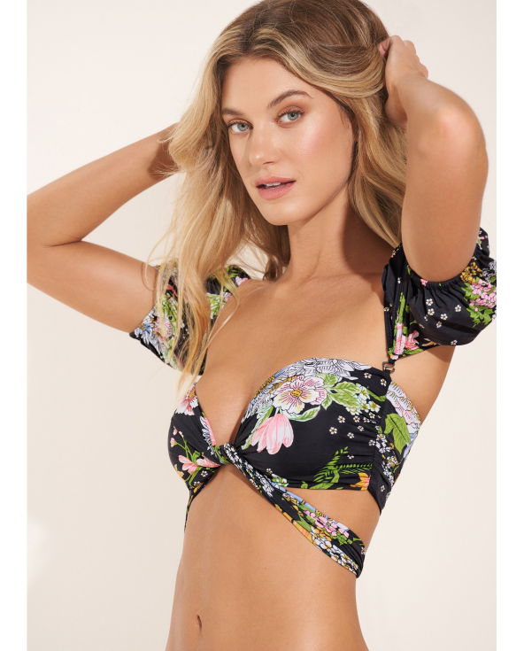 Top Black Bouquete Antonia Flirt