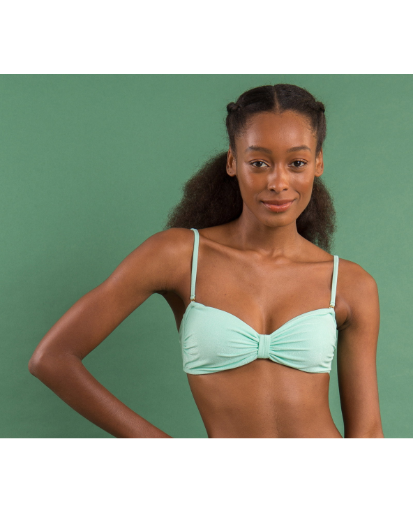 Top Malibu-Menta Bandeau-Duo