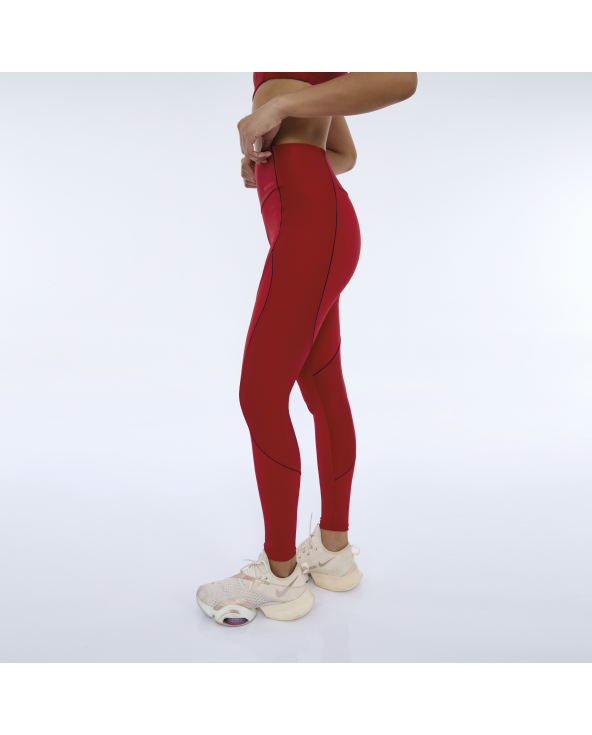 Legging Hyper Recortes Atlanta Vermelho Haute Red
