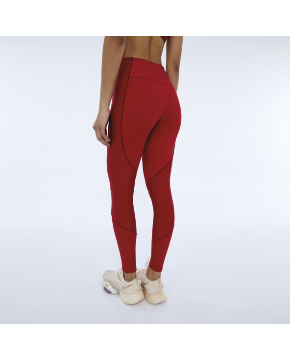 Legging Hyper Recortes Atlanta Vermelho Haute Red