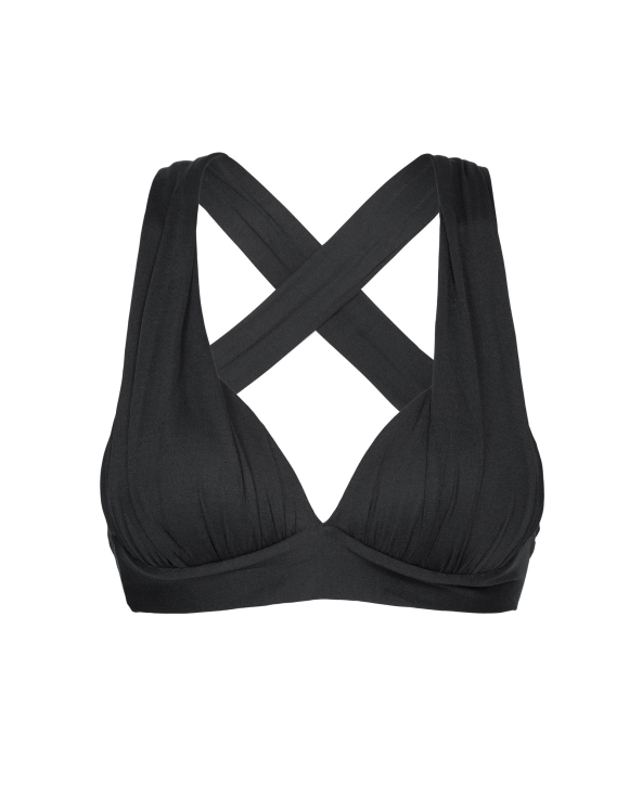 Sportlicher Padded-Bh, Farbe: Schwarz, Rücken...