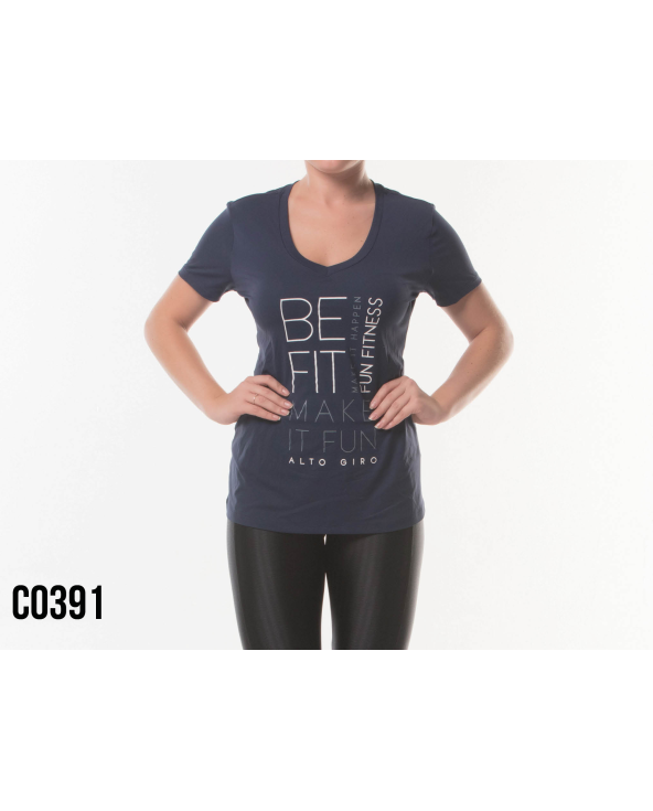 Dark Gray Sport T-Shirt With Inscriptions -...