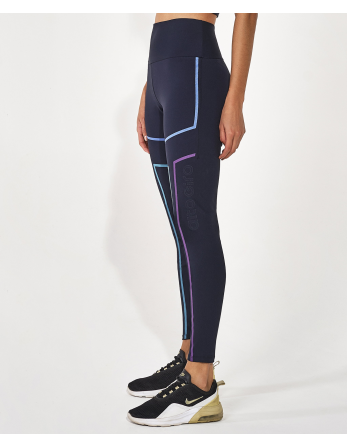 Legging Hyper Linhas Fusionadas Preto 2
