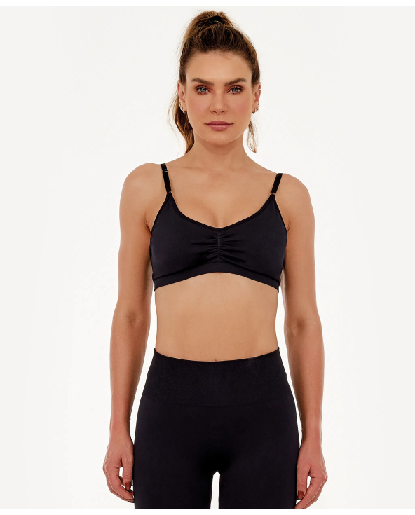 Top Sem Costura Essential Preto