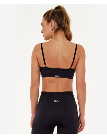 Top Sem Costura Essential Preto 2