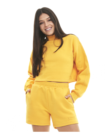 Cropped M3Cbs Gola Alta Amarelo Amber