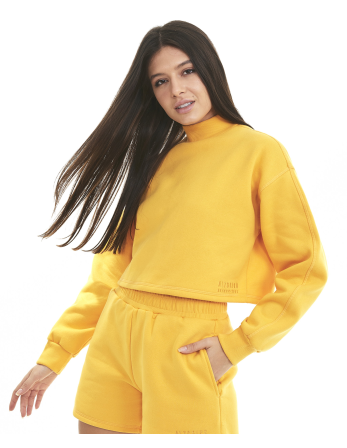 Cropped M3Cbs Gola Alta Amarelo Amber 2