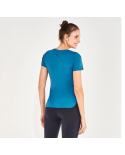 T-Shirt Skin Fit Frases Inspiracionais Verde Strong