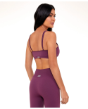 Top Sem Costura Essential Roxo Wine