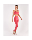 Legging Supplex Ziper Barra Coral