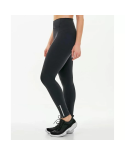 Legging Supplex Ziper Barra Preto