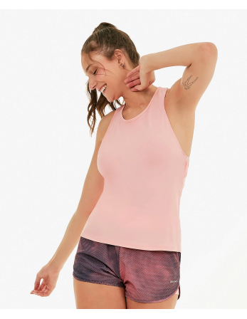 Regata Speed Detalhe Vazado Costas Coral Cream