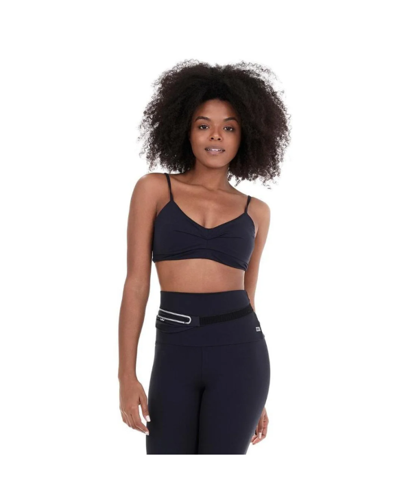Top Bodytex Costas Decotada Preto
