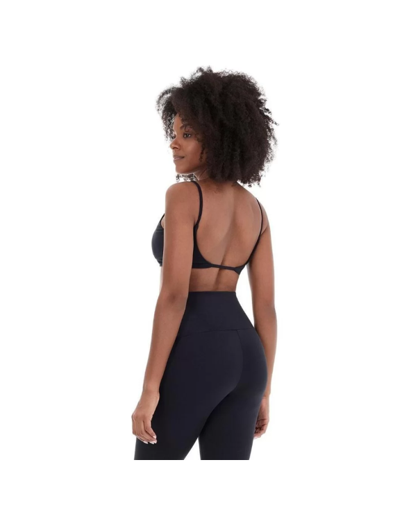 Top Bodytex Costas Decotada Preto