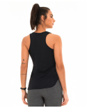 Regata Skin Fit Alongada Gola V Preto
