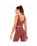 Top Bodytex Ii Com Laser Marrom Mahogany