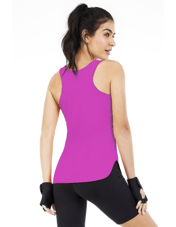 Regata Skin Fit Alongada Gola V Pink Orchid 2