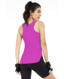 Regata Skin Fit Alongada Gola V Pink Orchid
