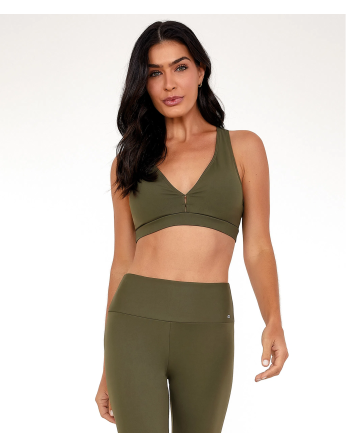 Top Hyper Costas Nadador Verde Olive