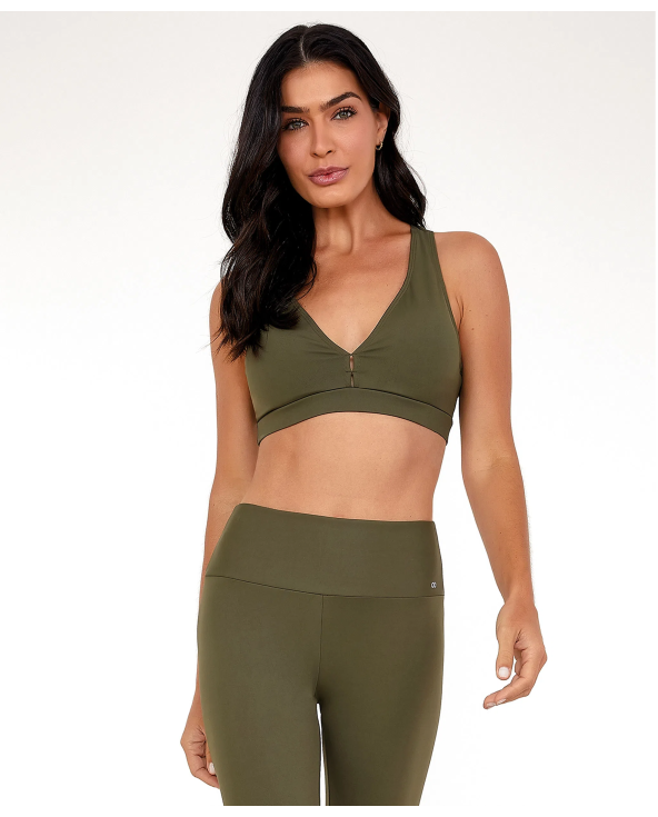 Top Hyper Costas Nadador Verde Olive