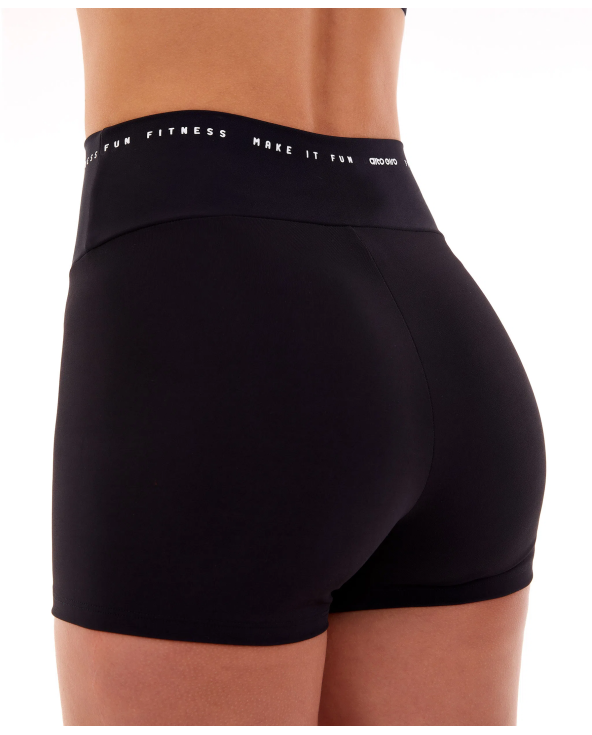Shorts Tecnospan 2 Em 1 Preto