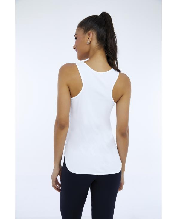 Regata Skin Fit Inspiracional Branco Optico
