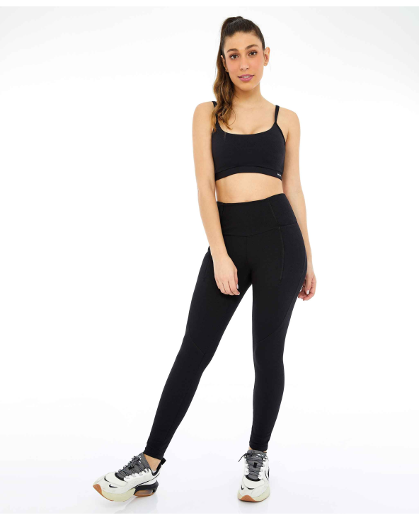 Legging Unique Recortes Preto