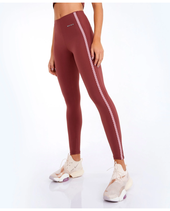 Legging Bodytex Ii Com Laser E Fusao Marrom...