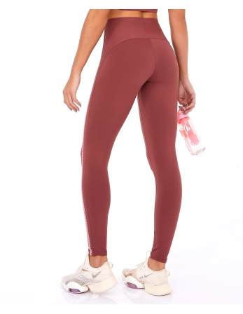 Legging Bodytex Ii Com Laser E Fusao Marrom Mahogany 2