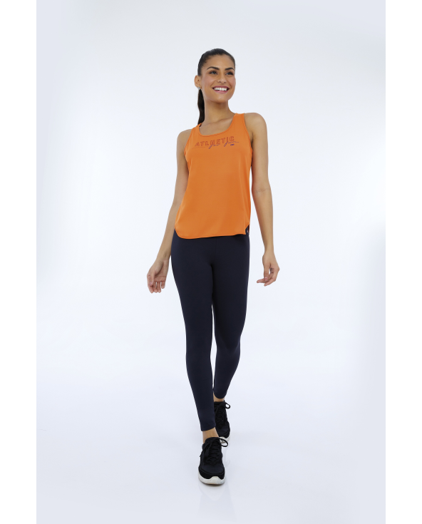 Regata Skin Fit Inspiracional Laranja Orangeade