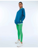Jaqueta Aerofit Bomber Com Punhos Verde Deep Lagon