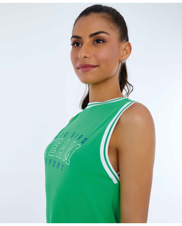 Regata Nylon Dry Alongada Verde Classic