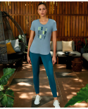 T-Shirt Skin Fit Inspiracional Cinza Wind