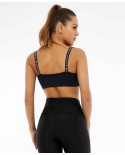Top Bodytex Alcas Personalizadas Preto