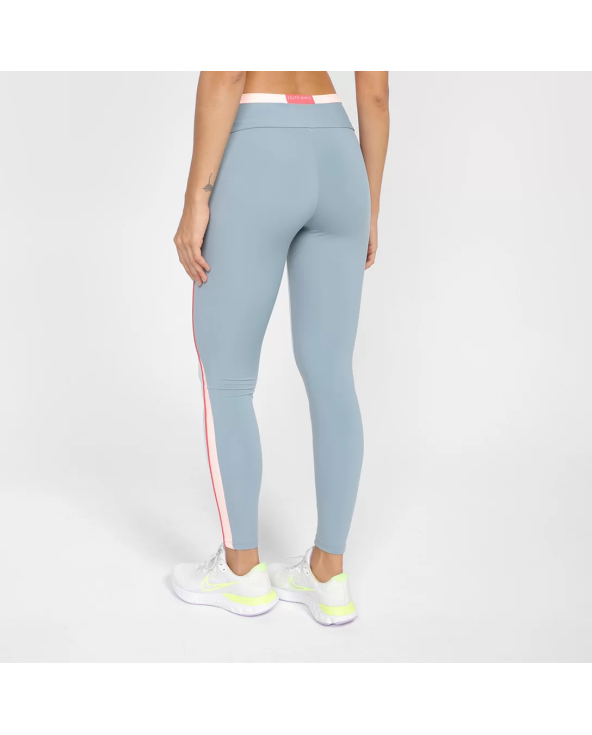 Legging Blackout Bio Recortes Cinza Lead