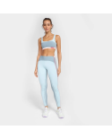 Legging Blackout Bio Recortes Cinza Lead