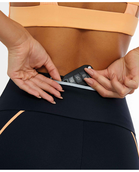 Legging Hyper Galoes E Bolso Preto