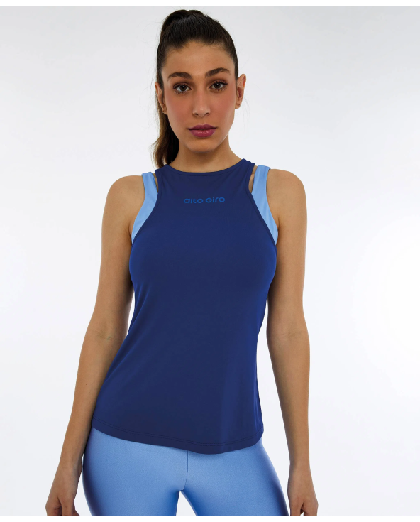 Regata Skin Fit Alcas Duplas Azul Sodalite
