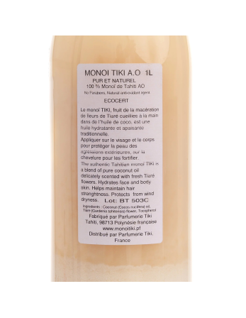 100% Monoi W Profesjonalnym Formacie - Monoi Tiki Ao Pro 1L