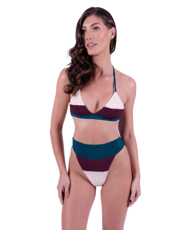 Top High Band Teal