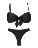 Set Shimmer-Black Bandeau-No Nice-Fio